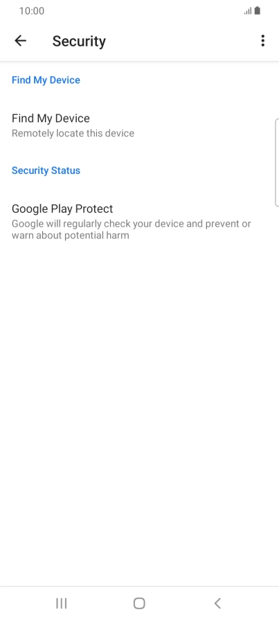 Press Find My Device.