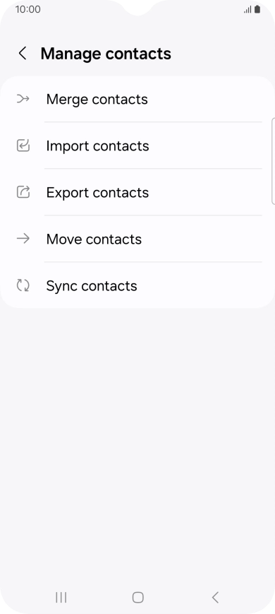 Press Merge contacts.