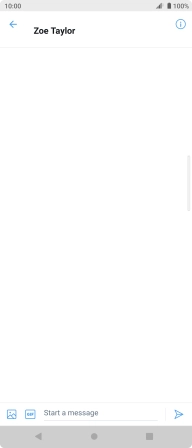 Press the text input field.