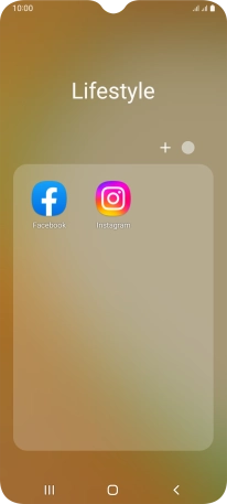 Press Facebook.