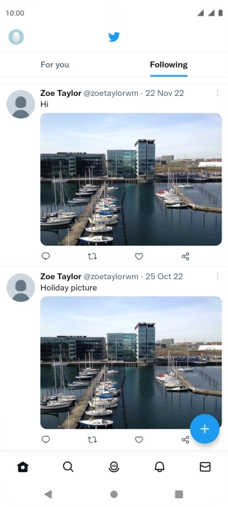 Press the add icon.