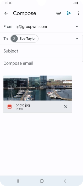 Press Subject and key in the required subject.