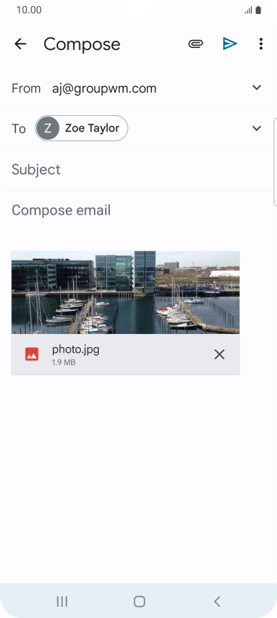 Press Subject and key in the required subject.