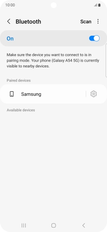 Press the Home key to return to the home screen.