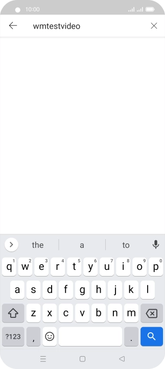 Key in the required search word and press the search icon.