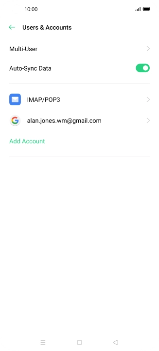 Press the Home key to return to the home screen.