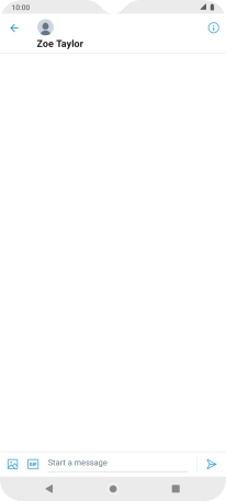 Press the text input field.