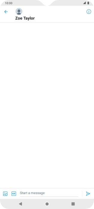Press the text input field.