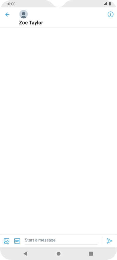 Press the text input field.