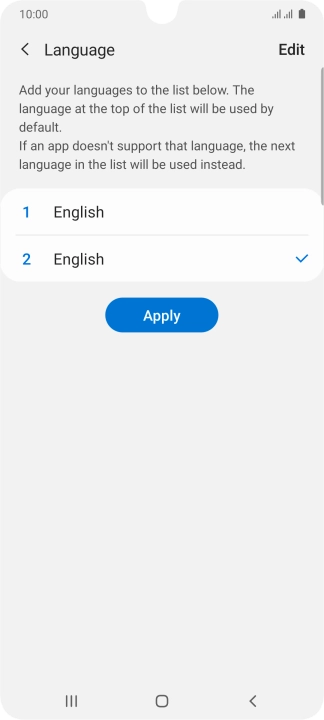 Press Apply.