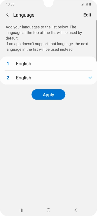 Press Apply.
