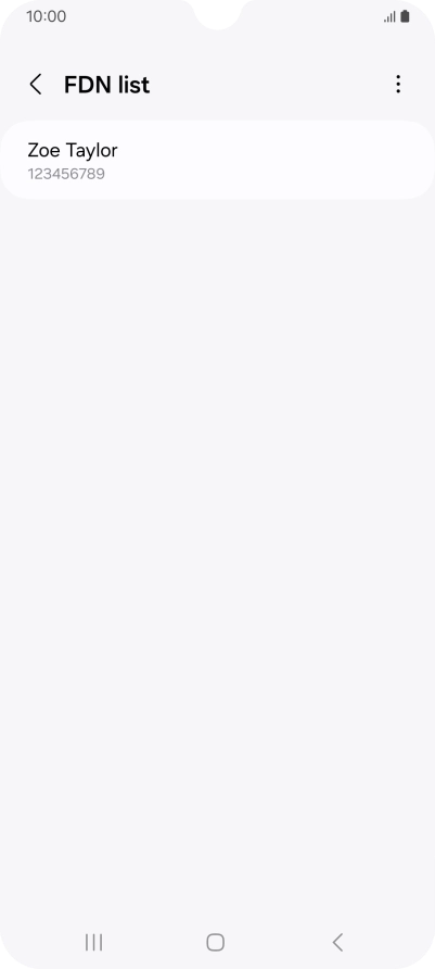 Press the Home key to return to the home screen.