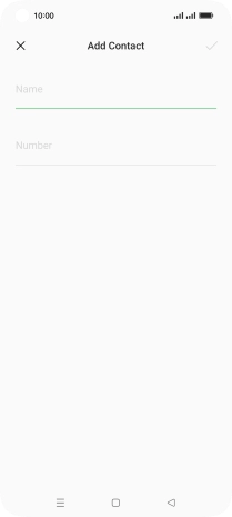 Press Name and key in the required name.