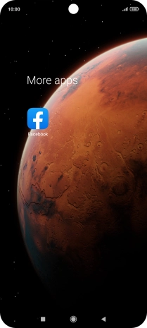 Press Facebook.