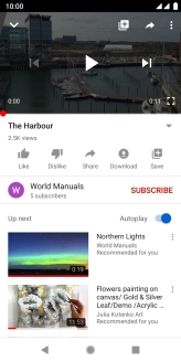 Press the Home key to return to the home screen.