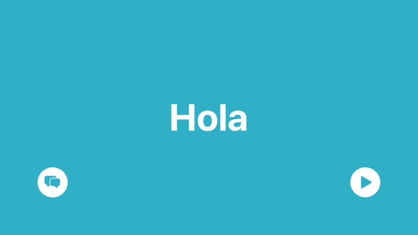 Press the split view icon to go back to display of both languages.