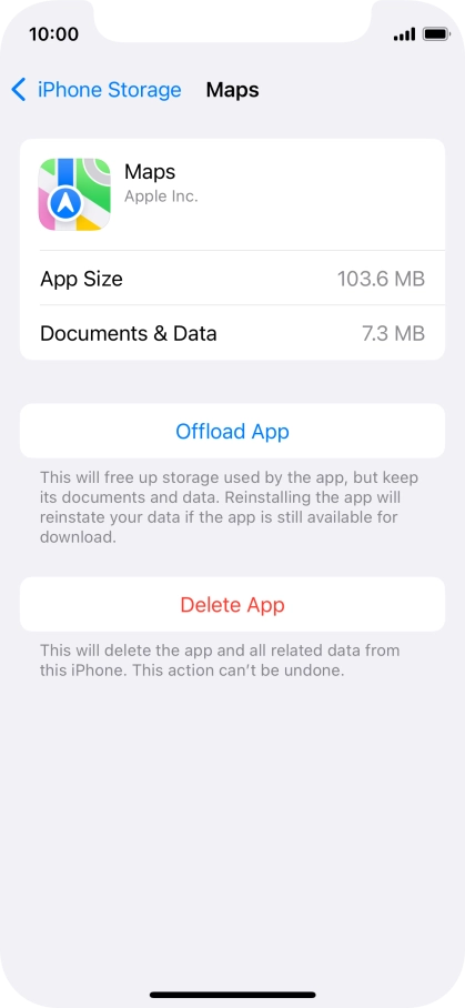 Press Offload App.