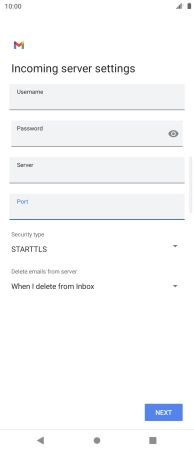 Press the drop down list below 