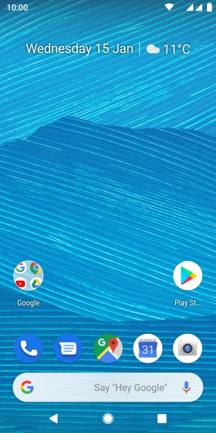 The Wi-Fi icon shows that your phone is connected to a Wi-Fi network.