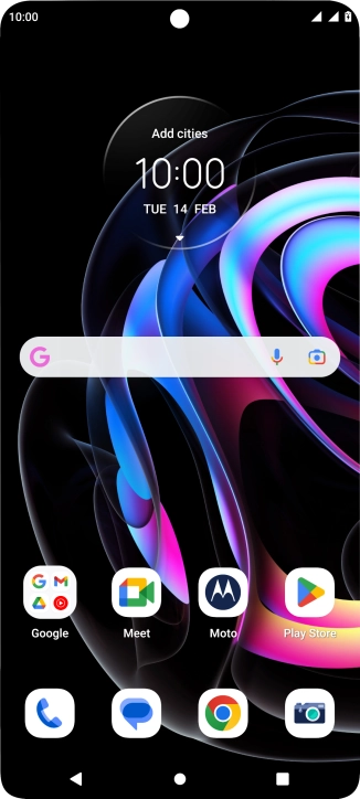 When the battery charging icon is displayed, the battery is charging.