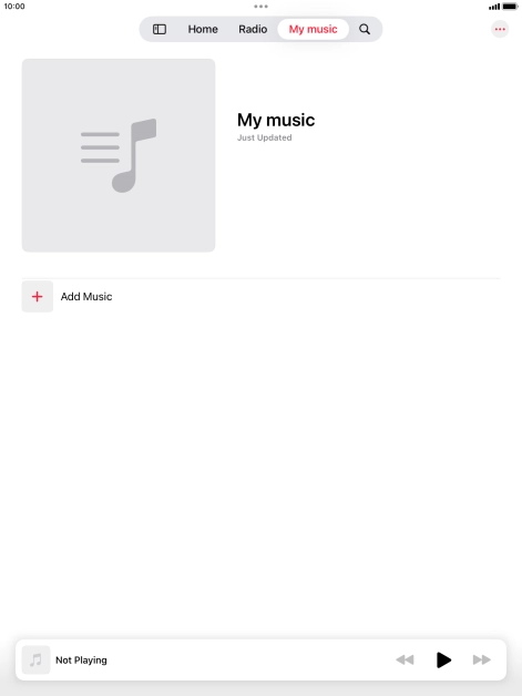 Press Add Music.