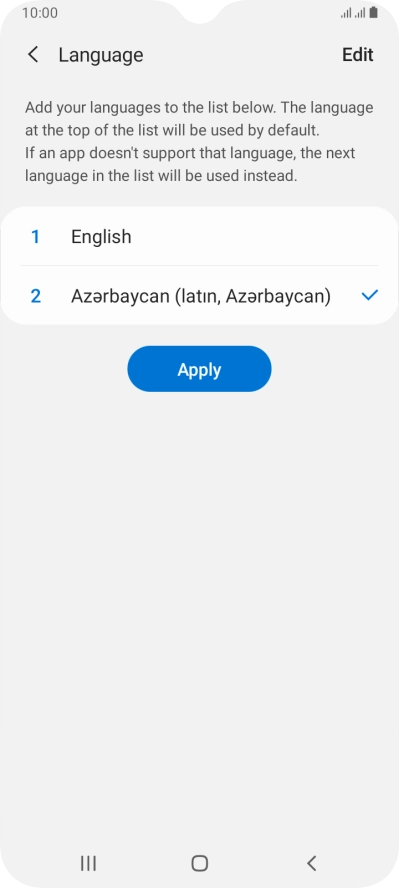 Press Apply.