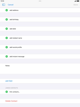 Press link contacts....
