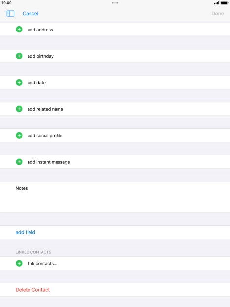 Press link contacts....