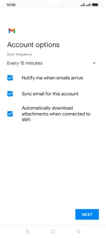 Press the drop down list below 