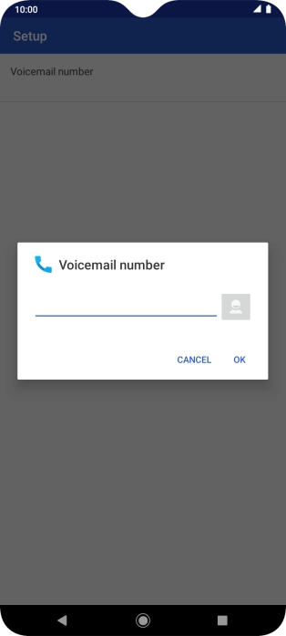 Key in +447836121121 and press OK.