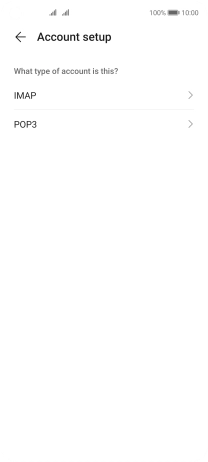 Press IMAP.
