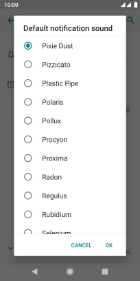 Press the required message tones to hear them.