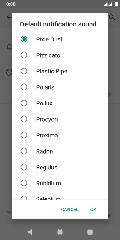 Press the required message tones to hear them.
