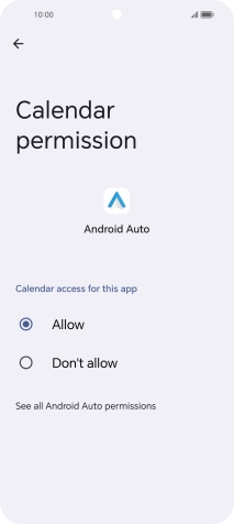 The app activity for the selected app is displayed.
