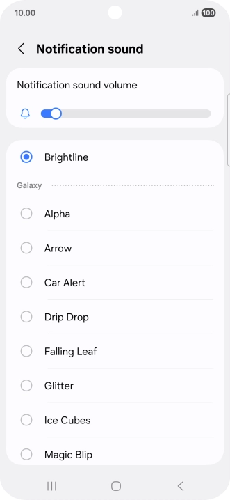 Press the required message tones to hear them.