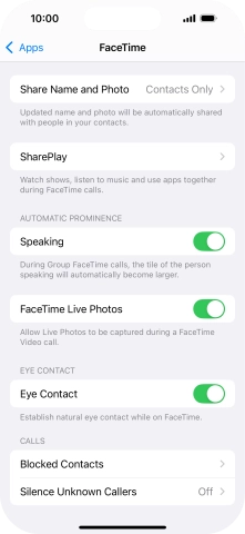 Press SharePlay.
