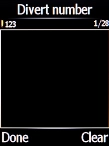 Key in +447836121121 and press the Navigation key.
