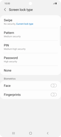 Press Fingerprints.