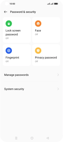 Press System security.