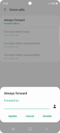 Press Disable.