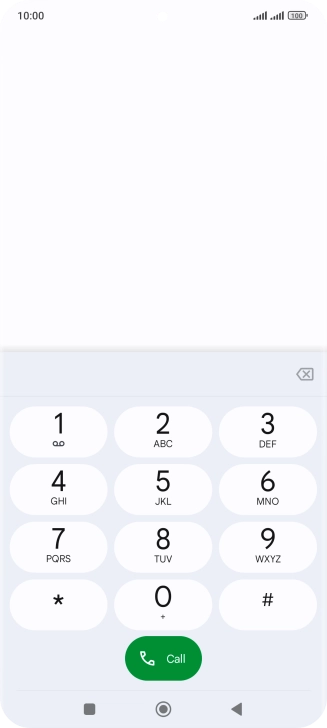 Press the Home key to return to the home screen.