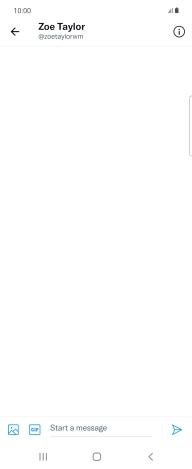 Press the text input field.