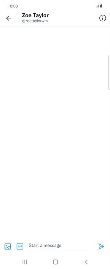Press the text input field.