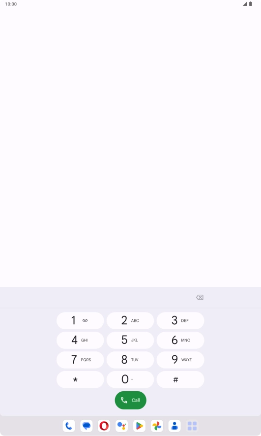 Press and hold number key 1 to call voicemail. Follow the instructions to listen to your messages.
