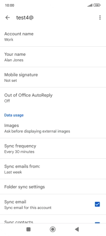 Press Account name and key in the required name.