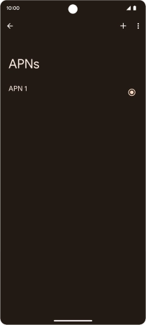 Press the add icon.