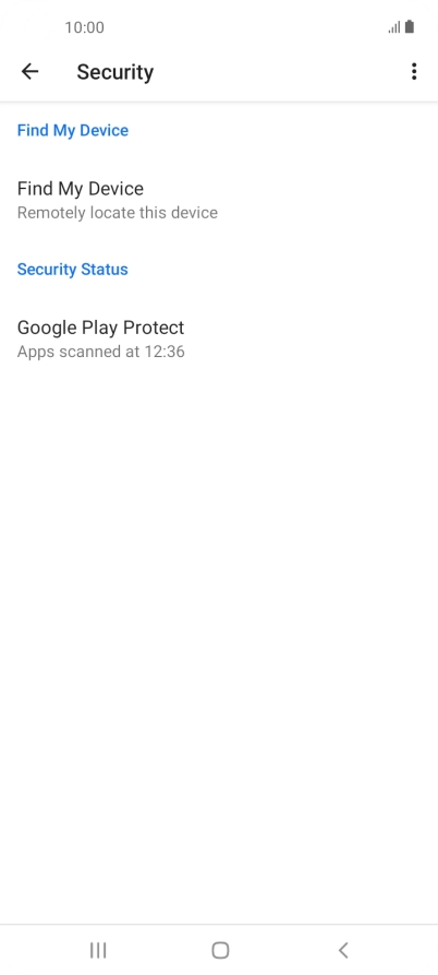 Press Find My Device.