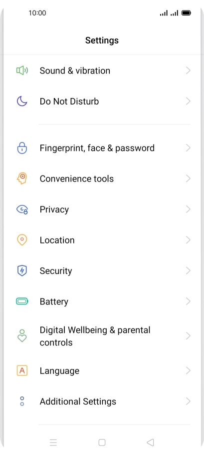 Press Additional Settings.