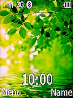 The Bluetooth icon shows that Bluetooth is turned on.