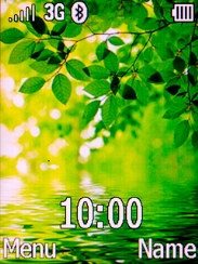 The Bluetooth icon shows that Bluetooth is turned on.
